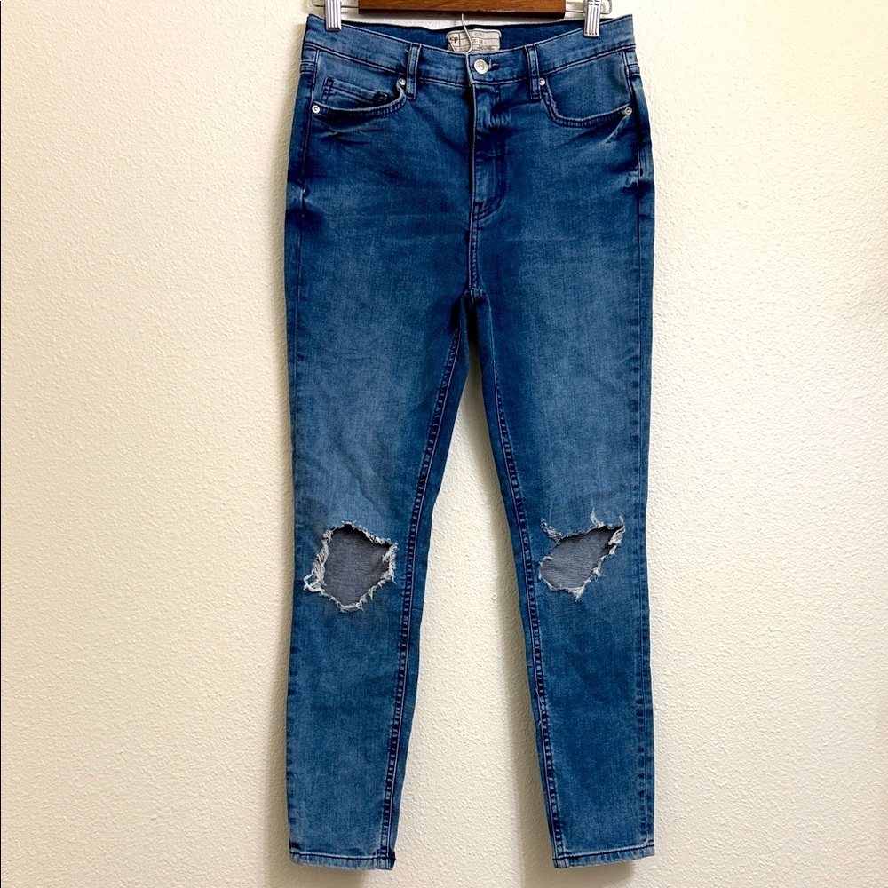 Free People Distressed Skinny Jeans